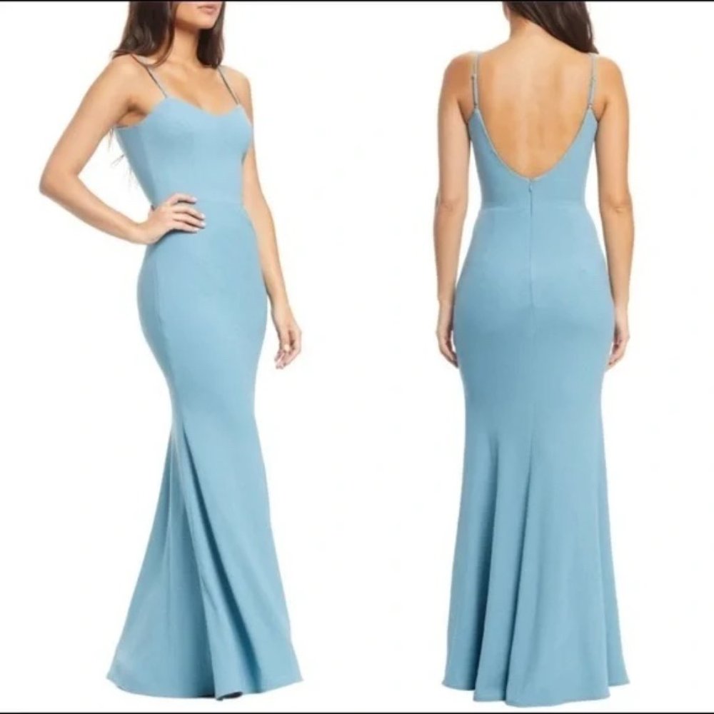 Dress the population Jodi Crepe Evening Dress